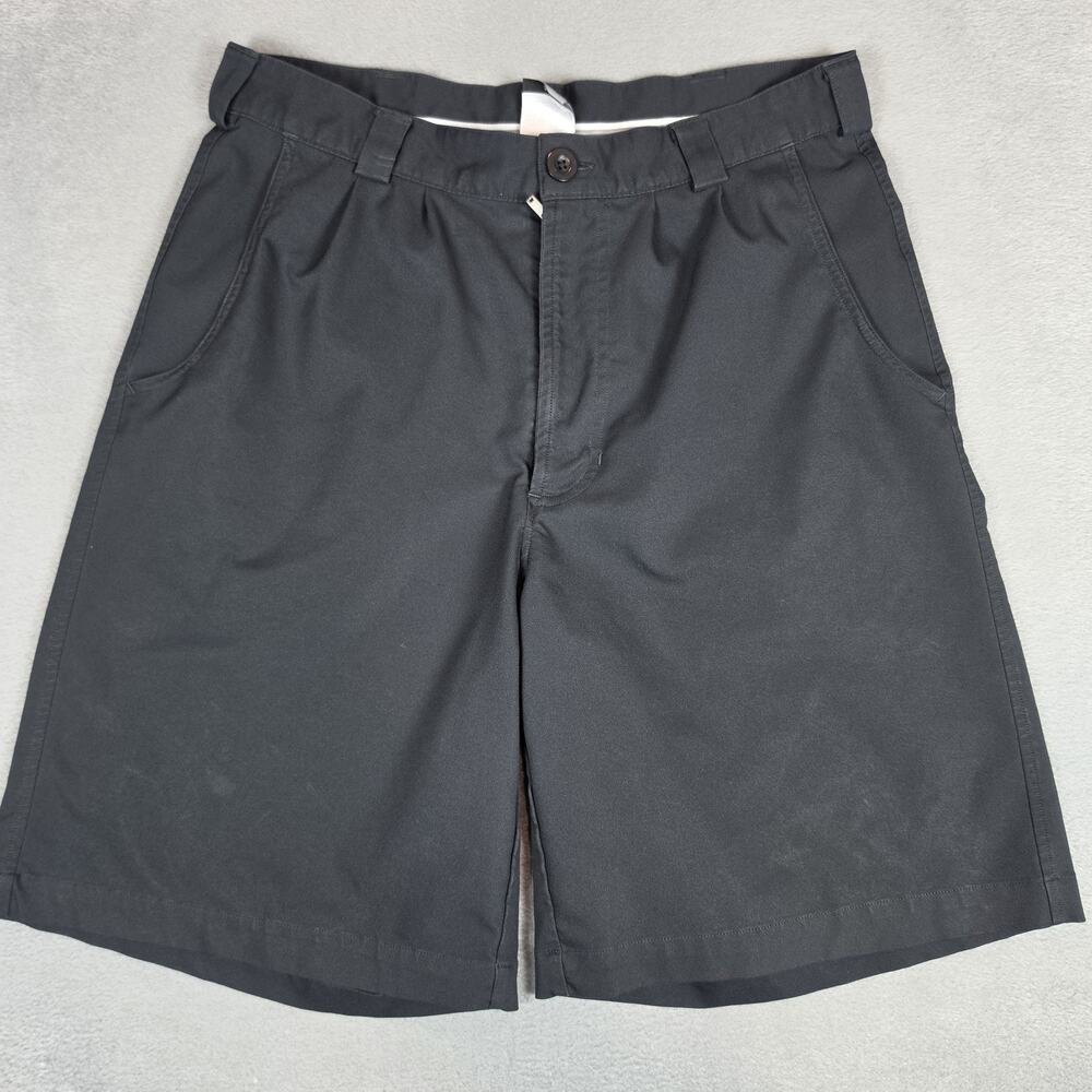 Under Armour Golf Shorts Mens 32 Black Performance Chino Stretch Flat Front
